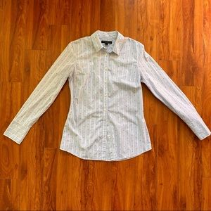 Banana Republic Striped/Polka Dot Shirt